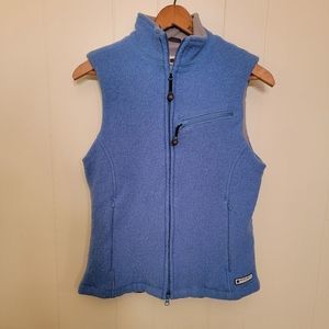 Woolrich wool vest sapphire size small